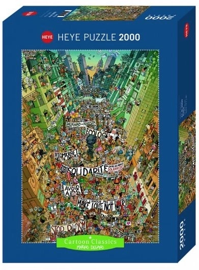 Puzzle 2000 dílků Protest
