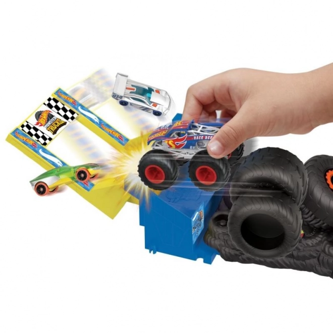 Hot Wheels Monster trucks aréna - závodní výzva herní set HNB87 – HW Tiger Shark