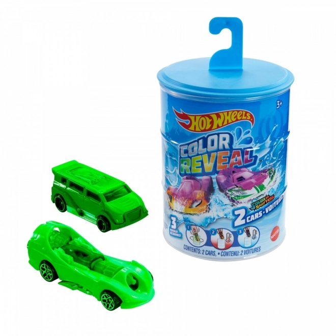 Barevný změna vozidel Hot Wheels - 2-balení