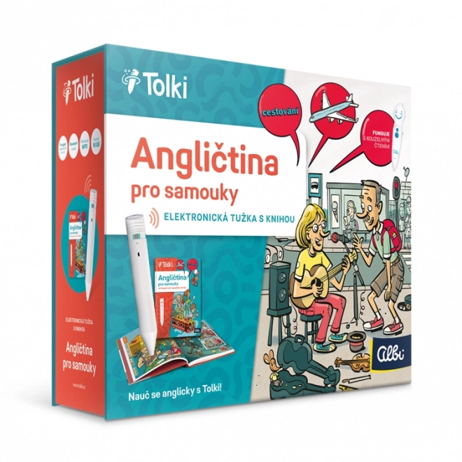 Kouzelné Čtení Tolki Albi tužka + AJ pro samouky