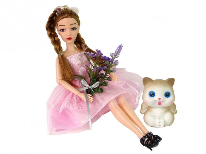 Emily Braids Cat Flower Baby Doll