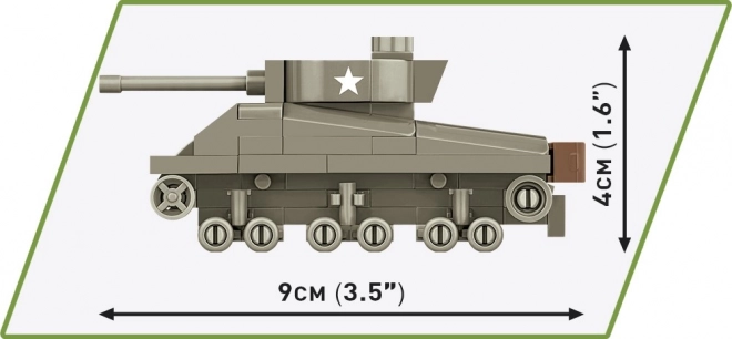 COBI 3089 II WW Sherman M4A3, 1:72, 103 k