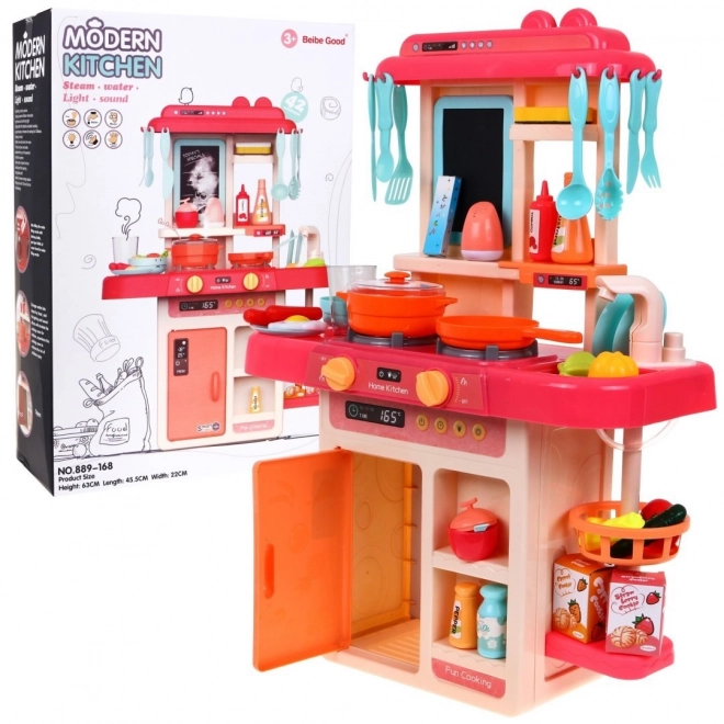 Dětská Kuchyňka Modern Kitchen Růžová