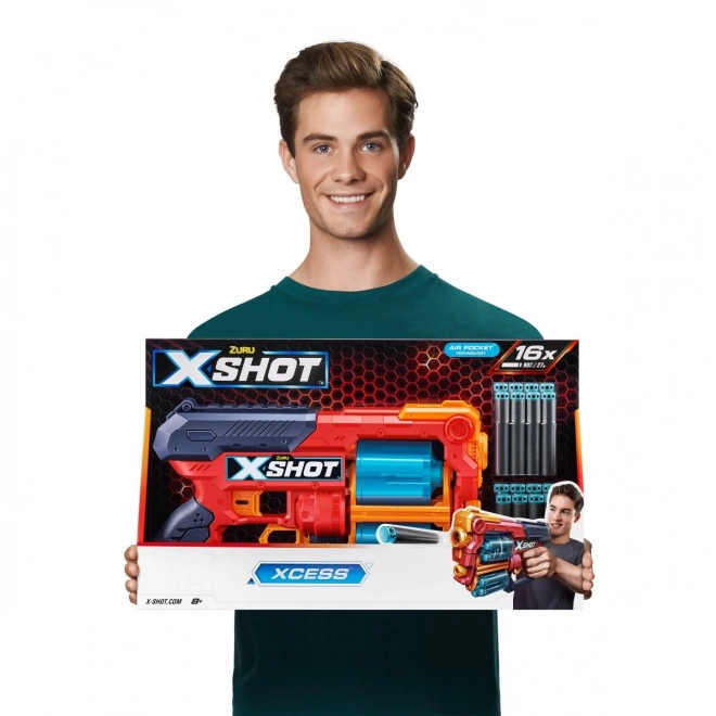 Wyrzutnia X-Shot Excel Xcess (16 šipek) oranžová