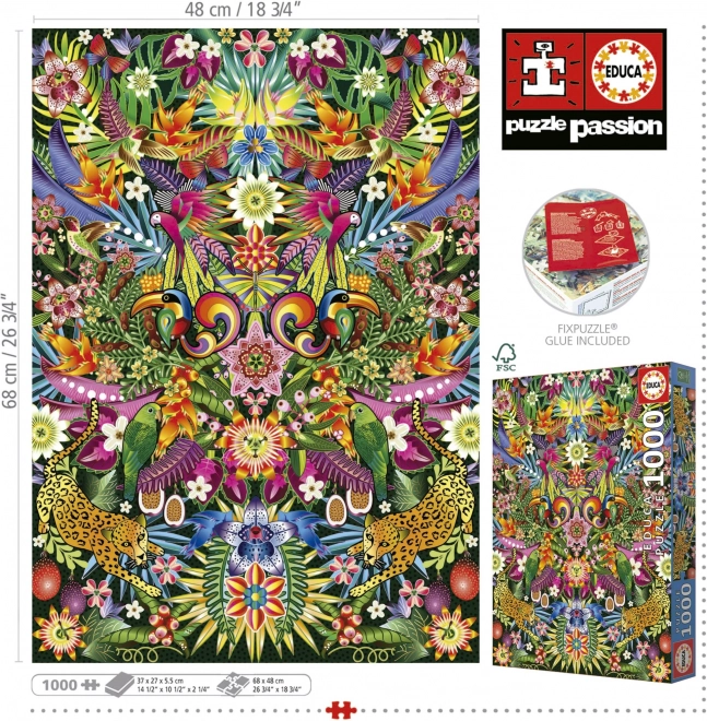 EDUCA Puzzle Tukani 1000 dílků