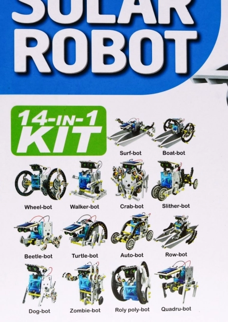 Solární robotická stavebnice 14v1