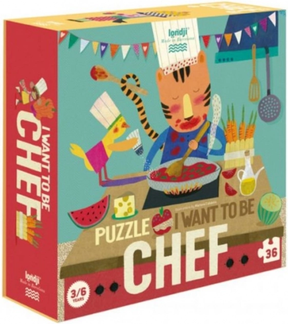 Londji Puzzle Chci být šéfkuchařem 36 dílků