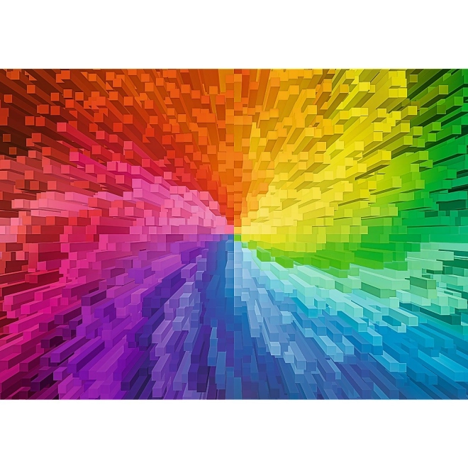 Zářivý barevný gradient jako dekorace
