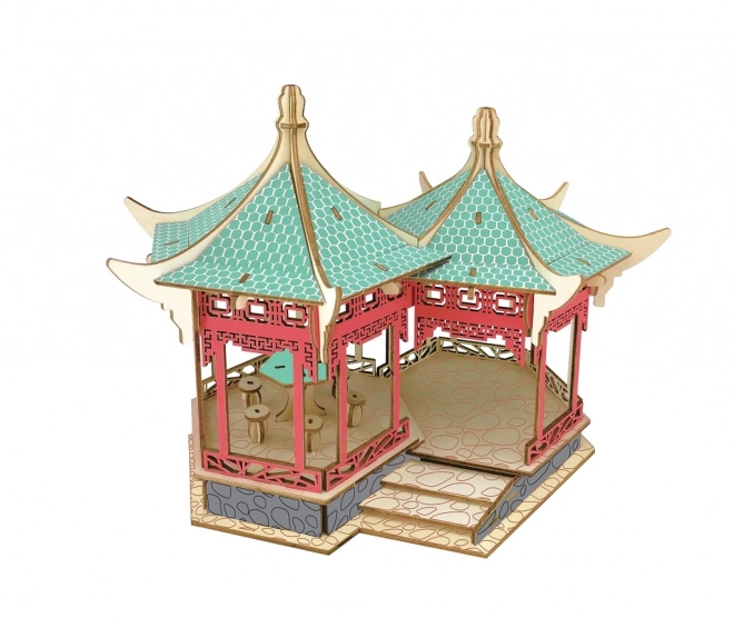 Dřevěné 3D puzzle Yueyang Tower