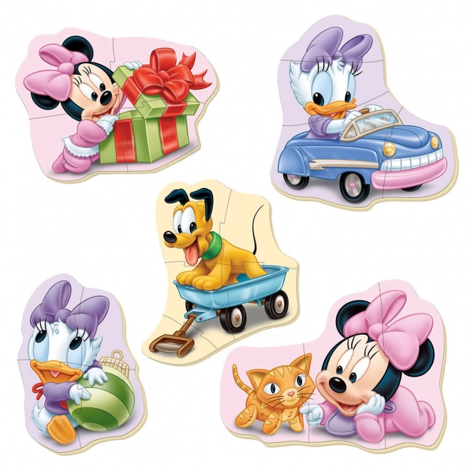 EDUCA Baby puzzle Minnie 5v1 (3-5 dílků)