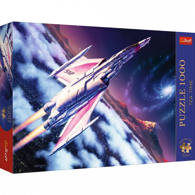 Puzzle Premium Plus - čas na čaj: Cesta do vesmíru