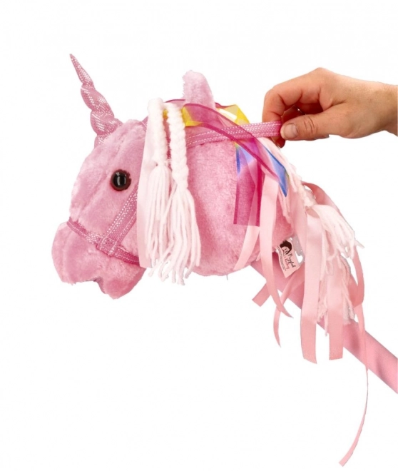 Jezdecký jednorožec na holi Rosa