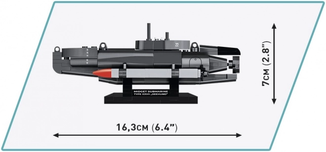 Cobi 4846 Německá ponorka U-boat XXVII Seehund