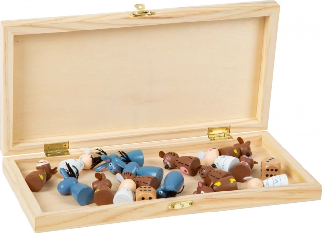 Small Foot Dřevěné člověče se zvířátky