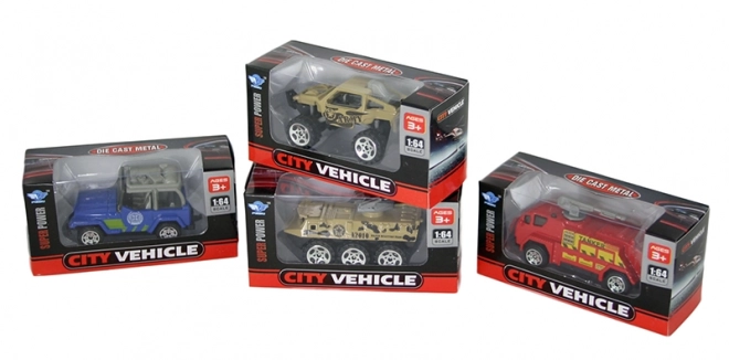 Kovový model auta nebo letadla 1:64