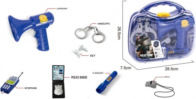 Policejní kufřík pro děti PLEJO