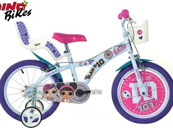 Dětské kolo Dinobikes 14" LOL
