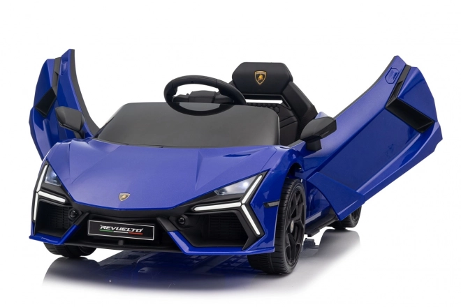 Dětský vůz lamborghini revuelto modrý