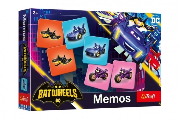 Pexeso Batmanův vozový park Batwheels