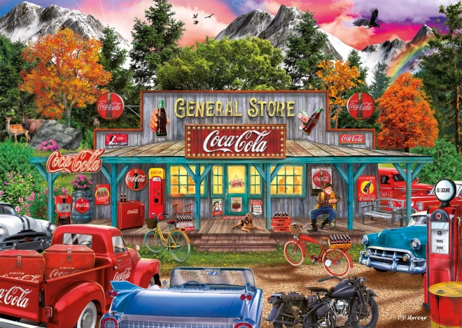 Puzzle Obchůdek s Coca Colou 1000 dílků