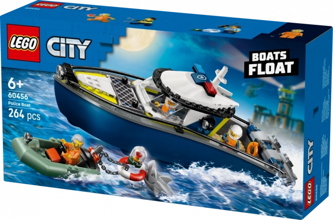 LEGO City Honička v policejní lodi