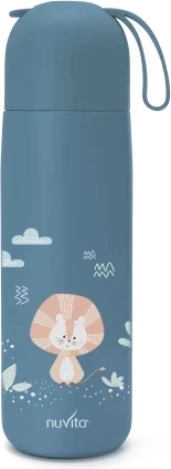 Termoska se silikonovým držákem 400 ml, powder blue