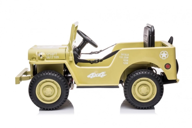 JH-103 Khaki 4x4 bateriové auto