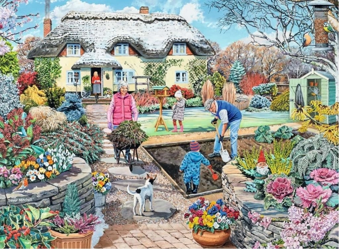 Ravensburger puzzle Dědečkova zahrada