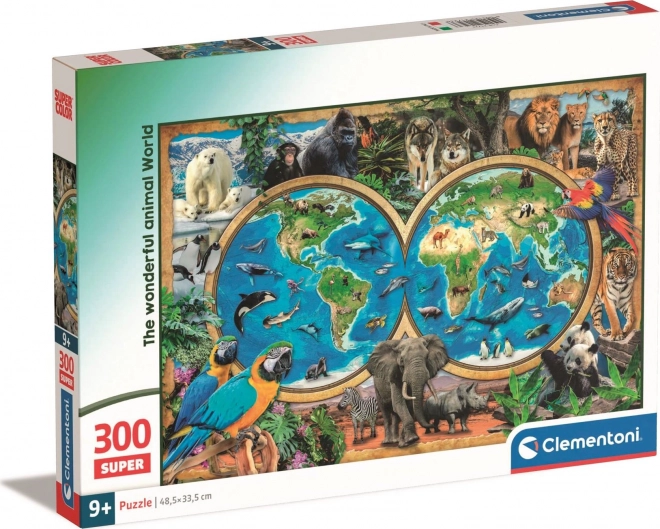 Puzzle Úžasný svět zvířat 300 dílků