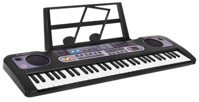 Dětský klávesový syntezátor s mikrofonem a USB