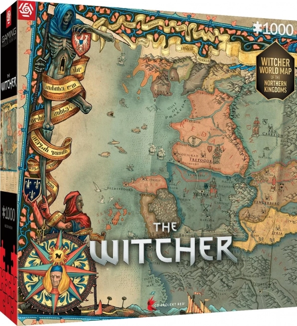 Puzzle Zaklínač: Severní království 1000 dílků