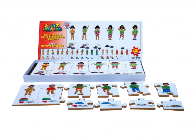 Just Jigsaws Oblékání - dřevěné puzzle pro děti