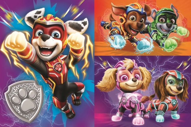 Puzzle GIANT oboustranné Skvělý tým Tlapkové patroly/Paw patrol 15 dílků v krab. 40x27cm 24m+
