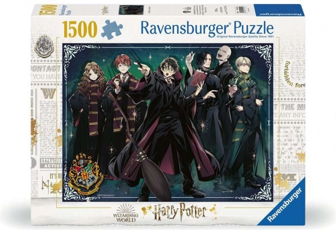 Puzzle Nebelvír vs. Zmijozel 1500 dílků