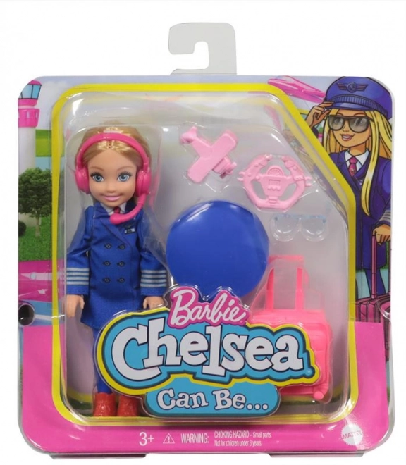 Panenka Barbie Chelsea v různých profesích