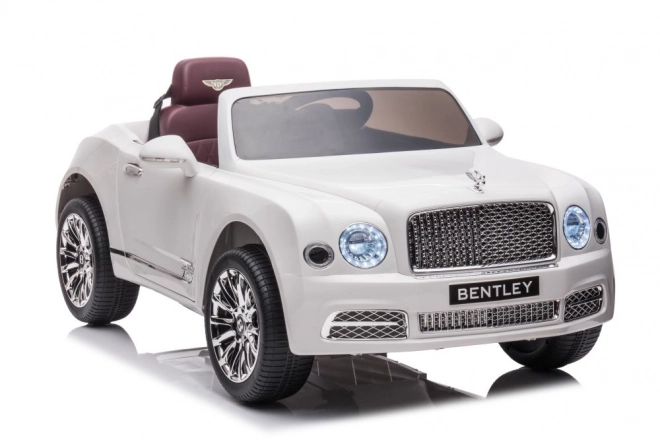Elektrické dětské autíčko Bentley Mulsanne – Bílá