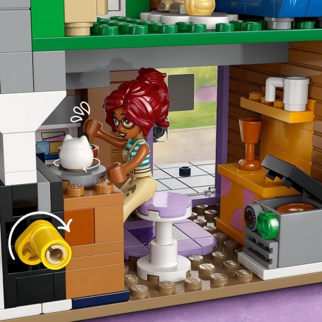 Apartmány a obchody LEGO Friends v městečku Heartlake