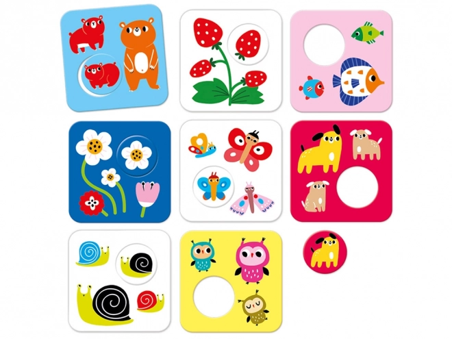 Kontrastní puzzle Tu pasuje