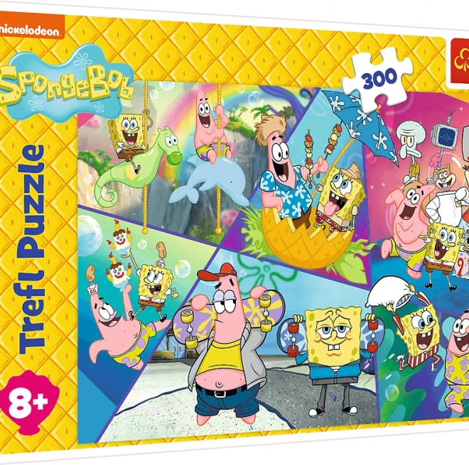 Puzzle SpongeBob v Bikini Bottom 300 dílků