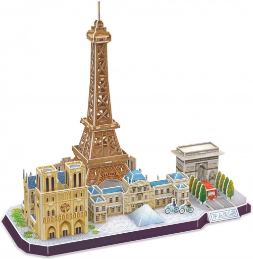 3D puzzle CityLine panorama Paříž 114 dílků
