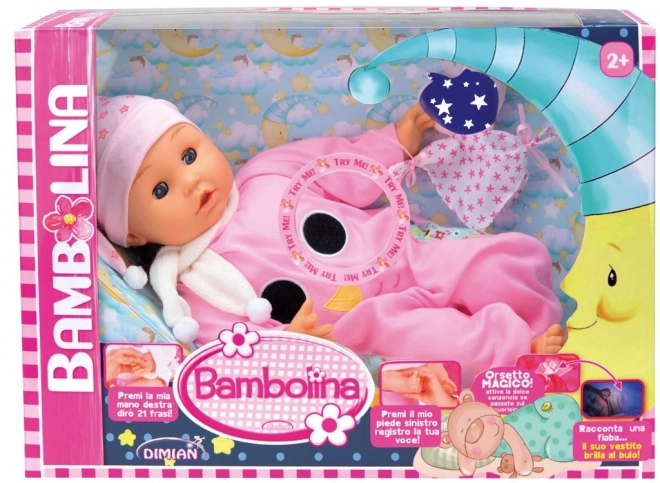 Panenka Bambolina Jasmine s 50 českými slovy