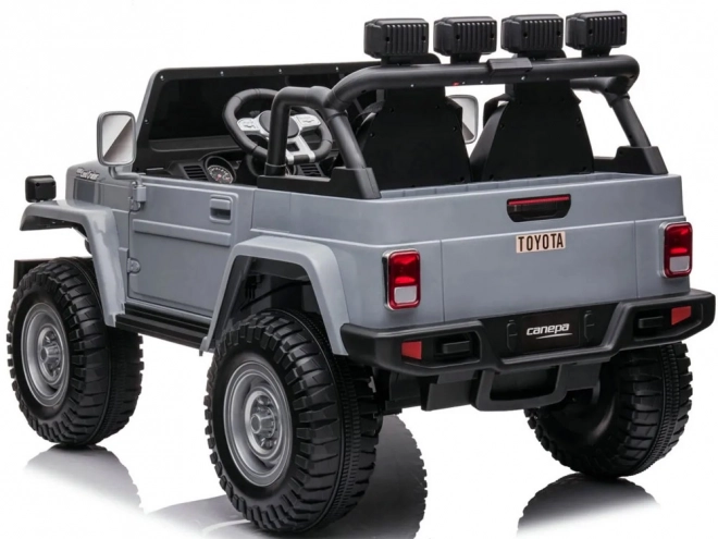 Dětské elektrické auto Toyota Land Cruiser – Šedá