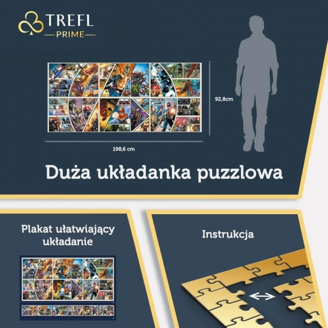 Puzzle 9000 dílků Marvel Across the Comic Universe