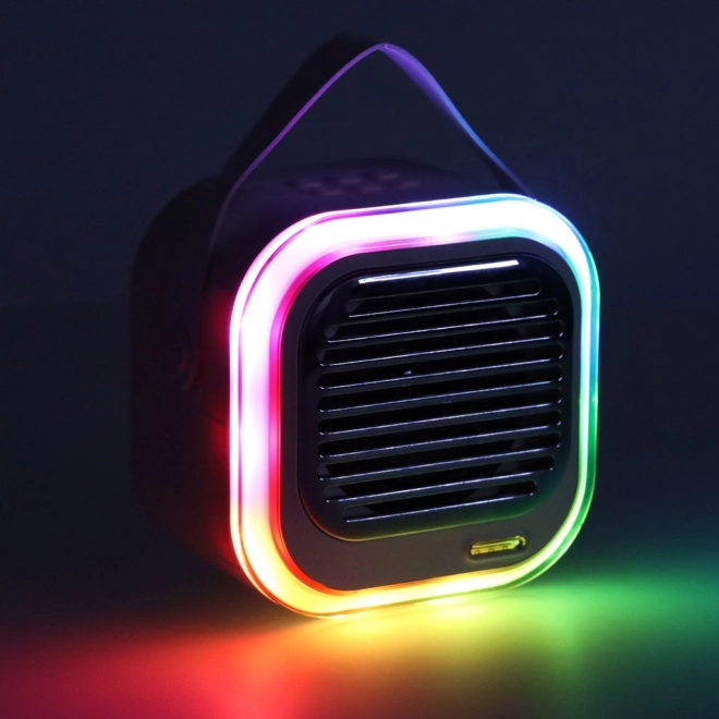 Karaoke reproduktor USB Bluetooth krémový