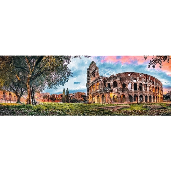 TREFL Panoramatické puzzle Koloseum za úsvitu 1000 dílků