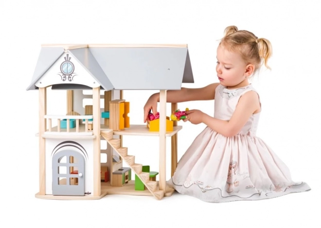 Domeček pro panenky s nábytkem Villa Isabelle