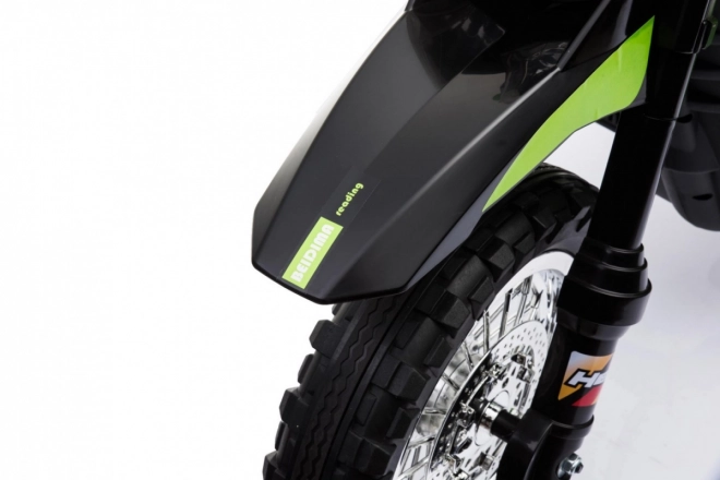Dětské kolo Cross Battery vehicle Green + Assist wheels + LED sounds