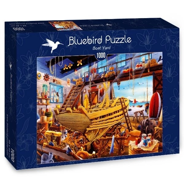Puzzle Loděnice 1000 dílků Bluebird