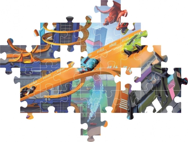 CLEMENTONI Puzzle Hot Wheels 104 dílků