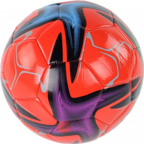 Červený fotbalový míč 24 cm, velikost 5